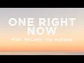 Download Lagu Post Malone, The Weeknd - One Right Now (Lyrics)