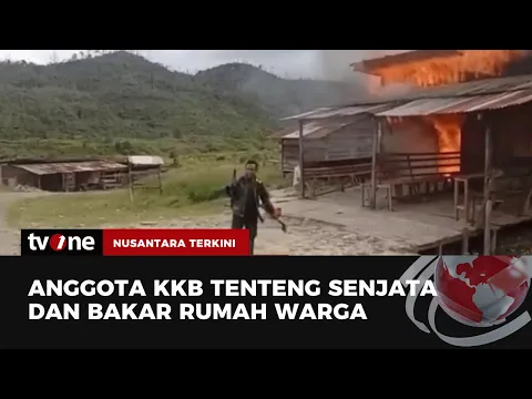 KKB Bakar Pasar dan Kios Warga di Pegunungan Bintang