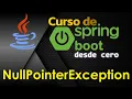 JAVA SPRING BOOT COURSE FROM SCRATCH EXCEPTIONS - NULLPOINT EXCEPTION 30