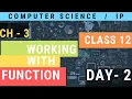 Working with Functions Chapter - 3 Python Tutorial with SolveGuru Day