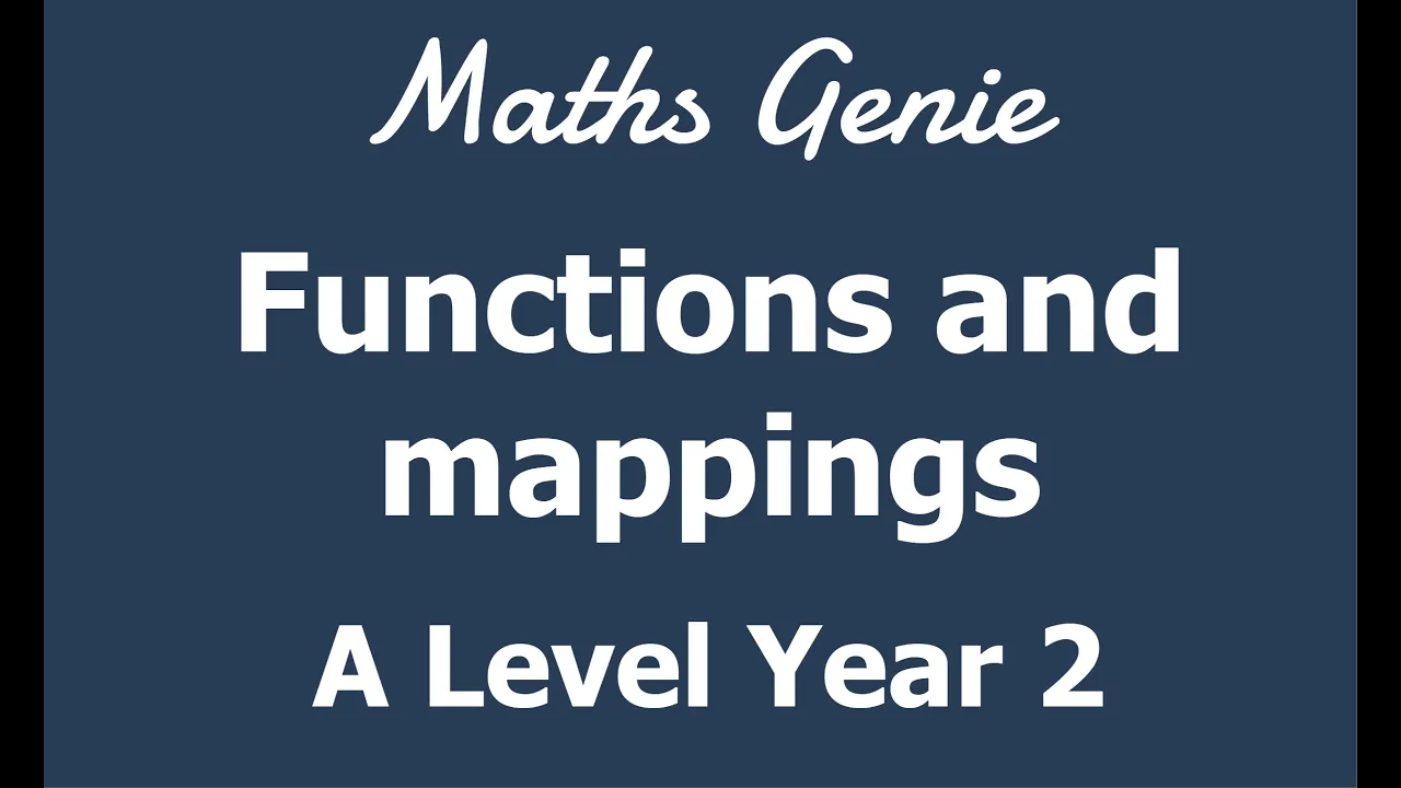 Functions and mappings