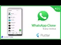 Designing a WhatsApp Clone Status Screen Using Flutter UI Tutorial 05