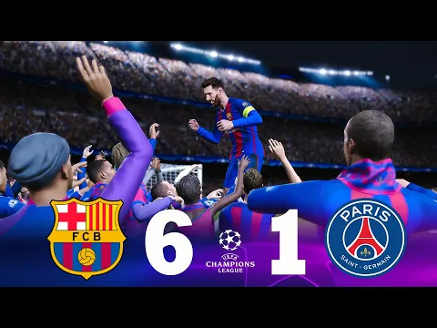 Download MP3 Recreación Barcelona 6-1 PSG - UEFA Champions League 2016/17