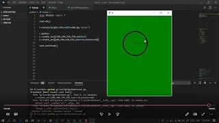 create oval and arc in tkinter