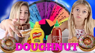 Mystery Wheel of Doughnut Challenge | Spin the Wheel | Quinn Sisters
