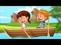 Row Row Row Your Boat - Classic Song with Animals!