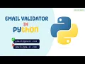 Email Validator in Python Python Project Naman Garg