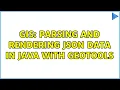 GIS Parsing and rendering JSON data in Java with GeoTools