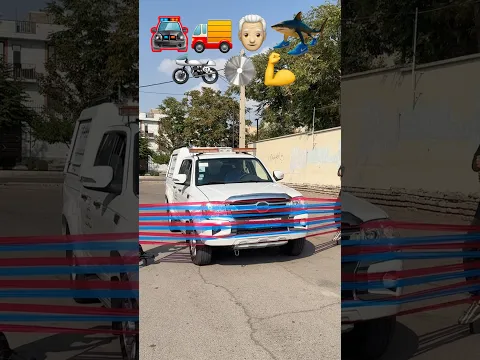 ‏"Battle of the Cars with the Emoji Challenge🚓🚚🏍️ #emoji #shorts #challenge