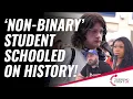 Non-Binary Student Schooled On History By The TPUK Team