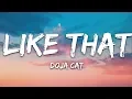 Download Lagu Doja Cat - Like That (Lyrics) ft. Gucci Mane \