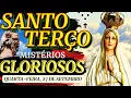 Download Lagu Santo Terço de hoje Quarta-feira (27/09/2023)🌹Mistérios Gloriosos🌹Terço Mariano / Terço de Fátima