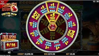 REDBEARD S RUBY - FORTUNE MAP REFLEX GAMING HUGE WIN NEW SLOT