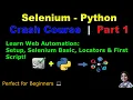 Learn Selenium with Python in 2025 Beginner-Friendly Automation Guide Hindi Part 1
