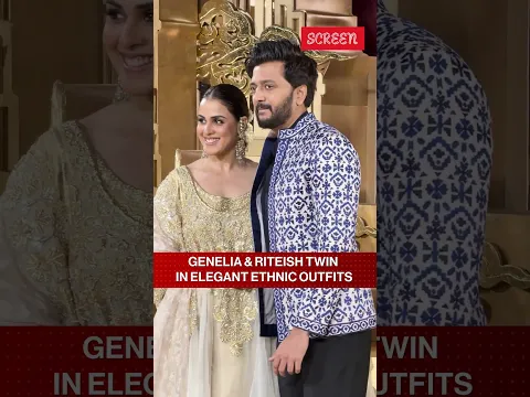 Genelia & Riteish Are Serving Couple Goals In Traditional Look | Screen | #shorts