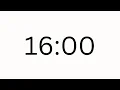 16 MINUTE TIMER - COUNTDOWN TIMER MINIMAL