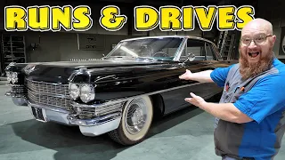 It RUNS! My 1963 Cadillac With Her NEW Engine