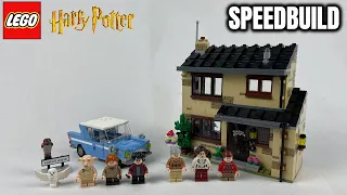 LEGO Harry Potter 2020 '4 Privet Drive' Speed Build & Review (75968)!