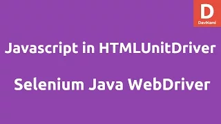 Selenium Java Execute Javascript in HTMLUnitDriver