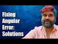 Fixing Angular ExpressionChangedAfterItHasBeenCheckedError Common Solutions