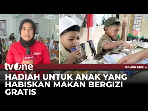 Tim SPPG Berikan Hadiah Hiburan Anak-Anak jika Habiskan MBG untuk Cegah Mubazir