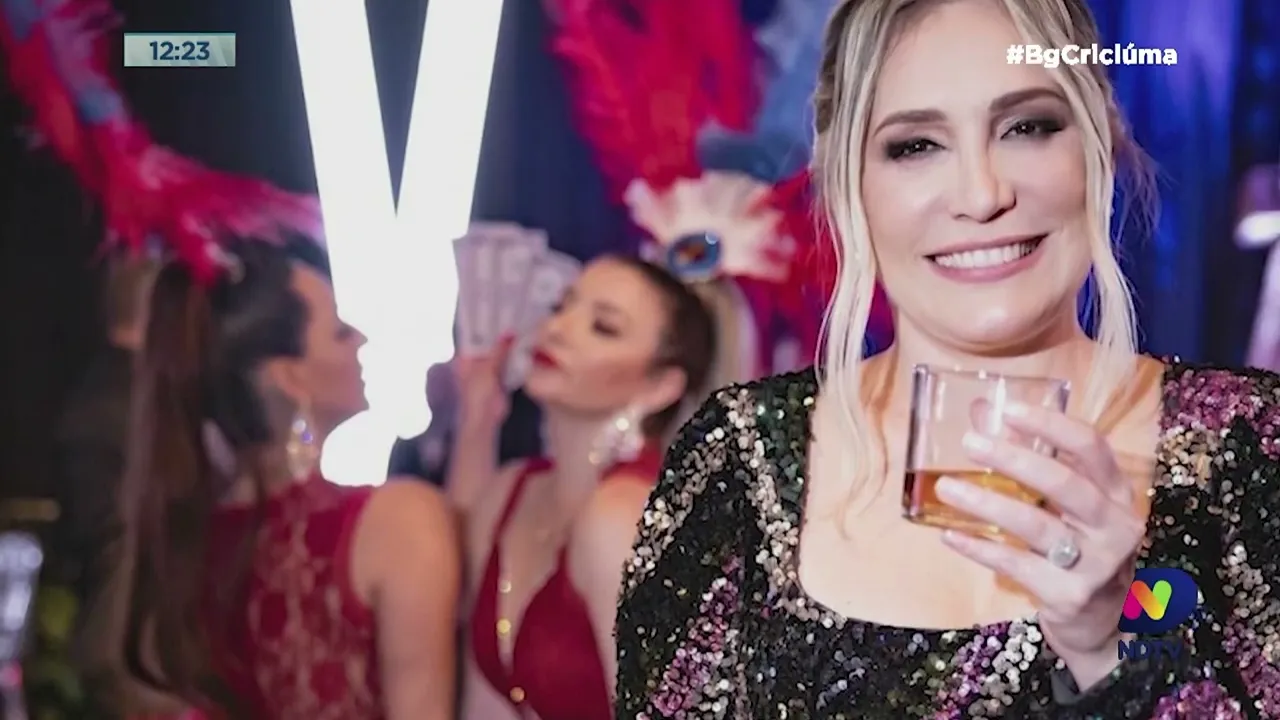 Ney Lopes: empresaria criciumense chega de limusine na festa de seu aniversário