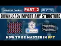 Materials Studio Complete Tutorial Part 2 Import Structure from Library Materials Project