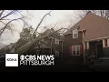 High winds cause power outages and damage across Pittsburgh area