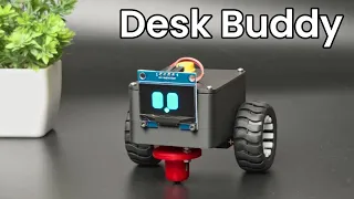 Desk buddy Companion robot with wheels Code 3D included