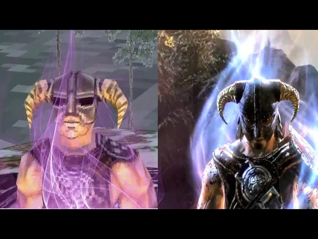 Skyrim PS1 Edition VS Anniversary Edition