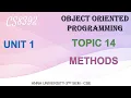 CS8392 - OBJECT ORIENTED PROGRAMMING