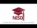 Password Recovery in NISD Portal