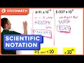 Convert Scientific Notation To Standard Form - VividMath com