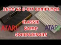 Classic Game Comparison 2600 vs the Atari 8 bit Computer