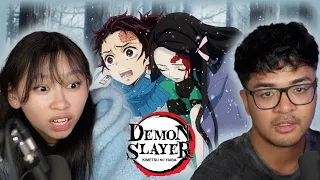 Download GIRLFRIEND REACTS TO DEMON SLAYER FOR THE FIRST TIME! Demon Slayer 1X1 REACTION! MP3