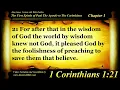 1 Corinthians Chapter 1 - Bible Book 46