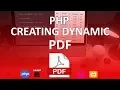 Creating Dynamic PDF in PHP