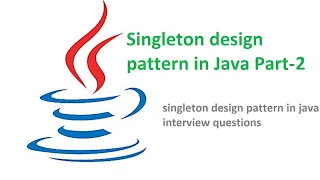 Singleton Design Pattern Part-2 What is Singleton Class in Java Lazy instantiation of singleton