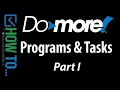 BRX Do-more Designer Programs Tasks Part I Fundamentals from AutomationDirect