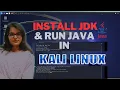 How to run Java in Kali Linux Installing JDK in Linux Run Java from command