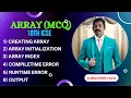Java Array MCQ for ICSE 10th Examination Term 2 MCQ Class 10 Java Array