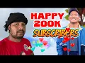 HAPPY 200K SUBSCRIBERS PEKENG BOMBAY 