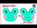 How to export your Procreate pixel art GOODBYE BLURRY IMAGES