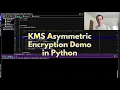 AWS KMS Asymmetric Encryption and Decryption in Python Demo