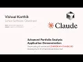 Advanced Portfolio Analysis Application AI-Assisted Development Walkthrough