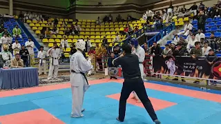 البطل احمد عادل سعدون يفوز باسرع ضربه قاضيه ببطولة الشرق الاوسط 2023 ايران طهران 