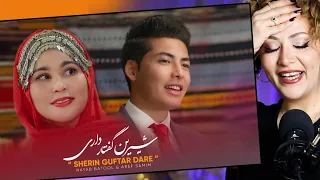 ری اکشن دخترایرانی به آهنگ شیرین گفتار داری از بتول نایاب و عارف صمیم 