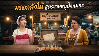 มรดกลังไม้ สูตรขายหมูปิ้งนมสด | Lovely Family TV