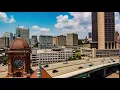 Clock tower timelapse in Richmond VA by drone