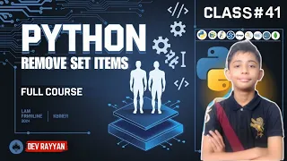 PYTHON REMOVE SET ITEMS Python Tutorial - Lesson